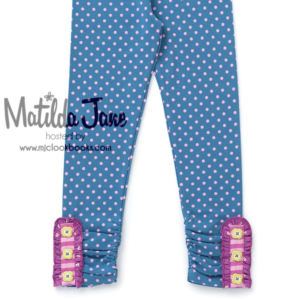 GUC Size 10 By Design Matilda Jane Leggings MJ Dot